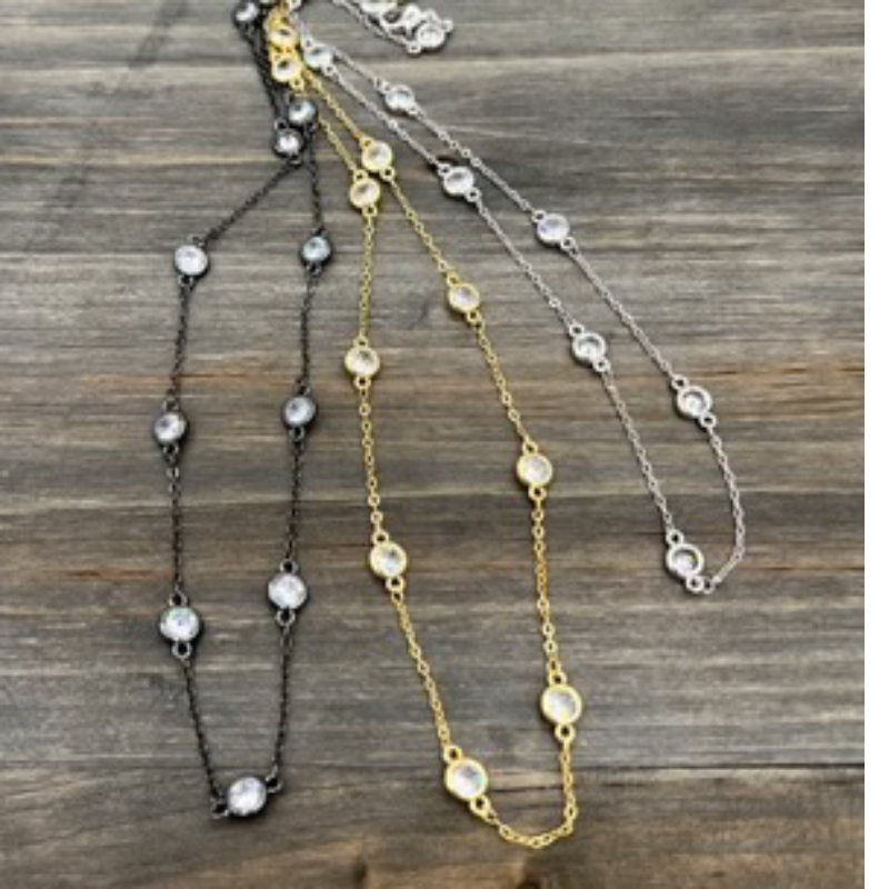 CL52– Gold Diamond by Yard necklace - Thumbnail (Preview) 2