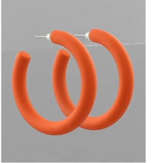 T178 - 40mm Orange Color Coat Hoops