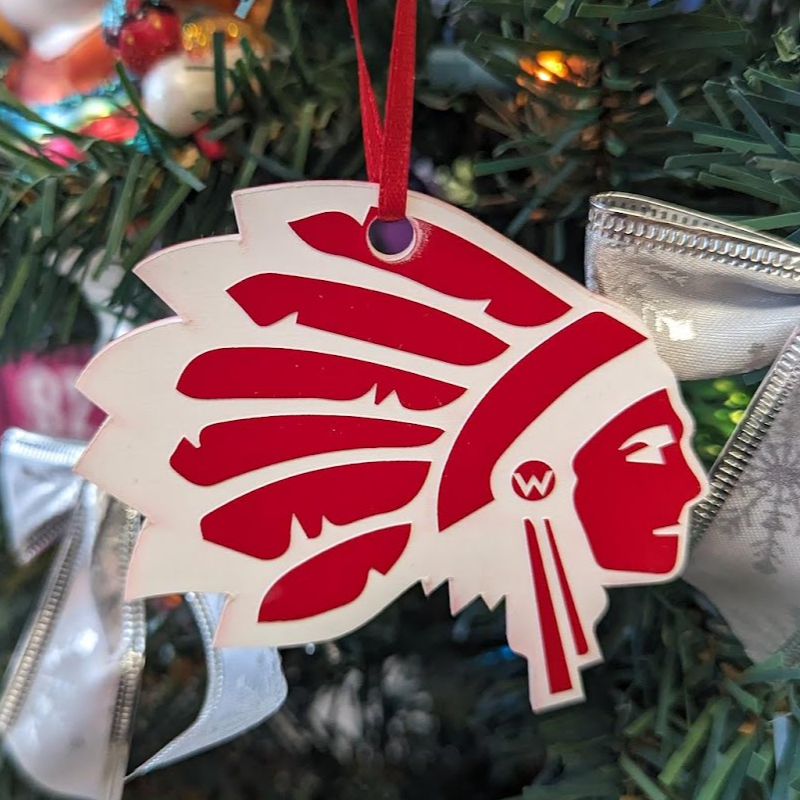 Redskin Head (3.00L x 3.00H)