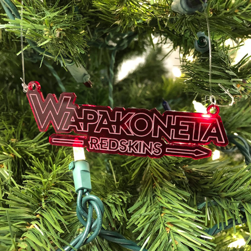 Wapakoneta Redskins (3.75L x 1.25H)