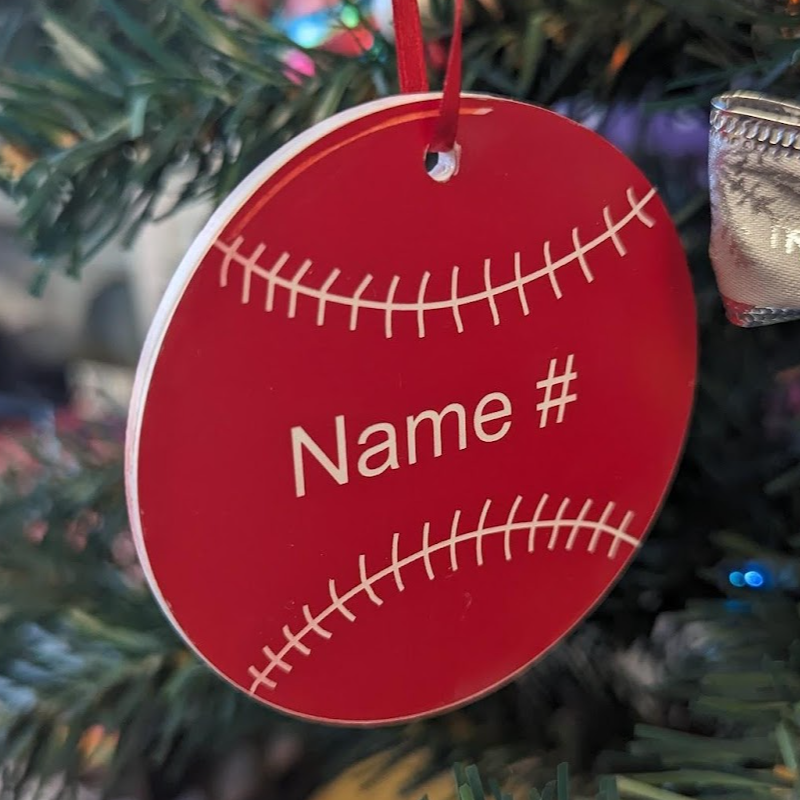 Baseball (2.50L x 2.50H)