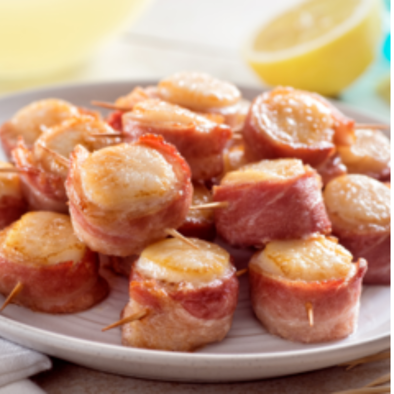 Bacon-Wrapped Scallop Medallions Main Image