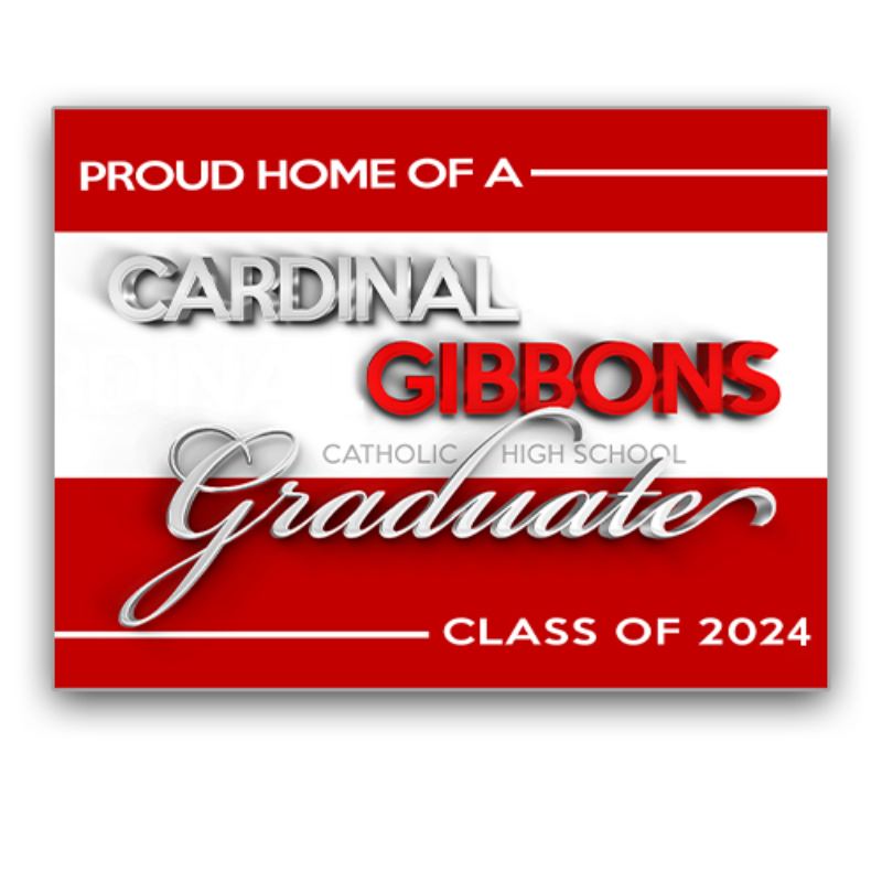 MILD - 18 x 24 Graduation Yard sign WITHOUT image 