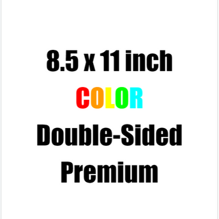 8.5 x 11 Color Copy Premium Paper, Double-Sided