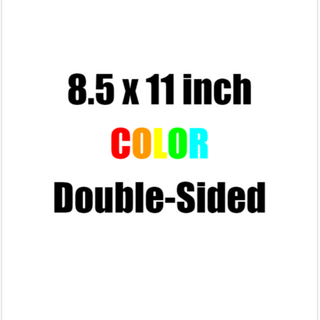 8.5 x 11 Color Copy Standard Paper, Double-Sided