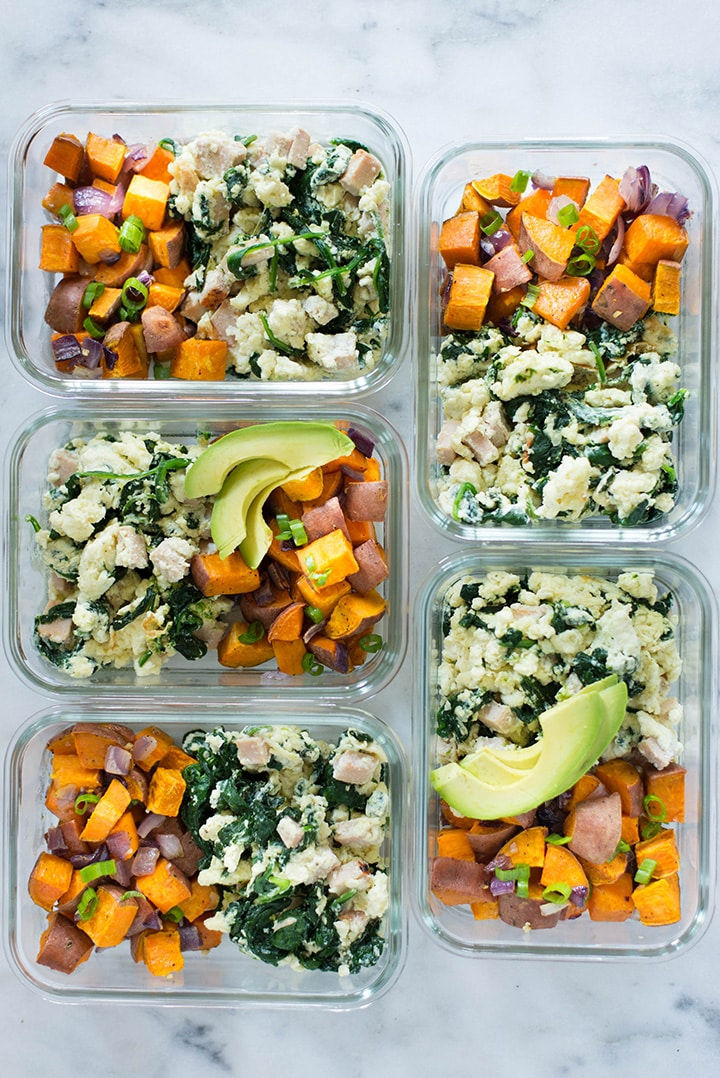 Egg White Scramble and Sweet Potato Hash--FTDI Main Image