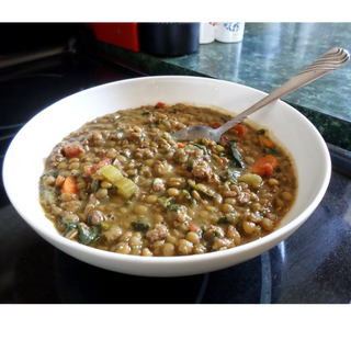 high prototein Vegan Lentil Soup