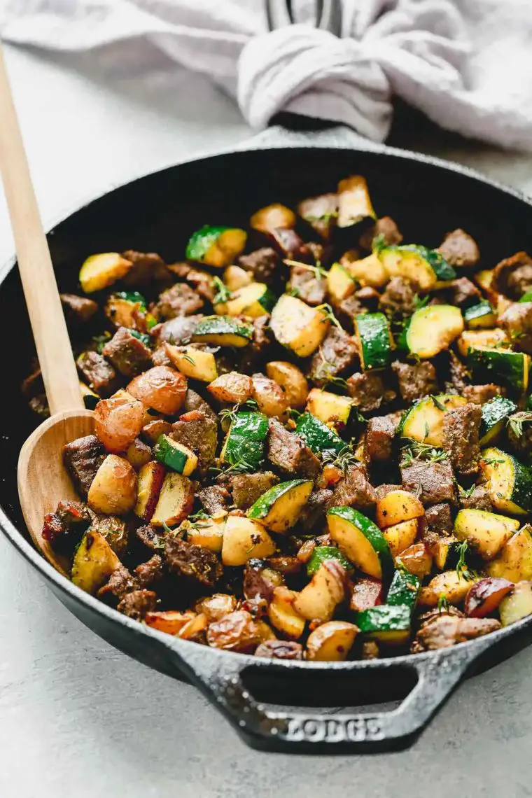 BEEF AND ZUCCHINI SKILLET  Main Image