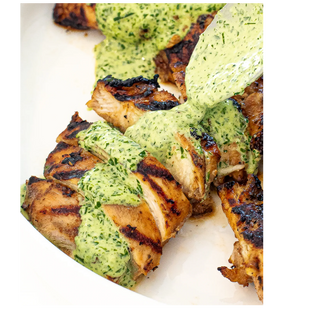 PERUVIAN CHICKEN WITH GREEN SAUCE