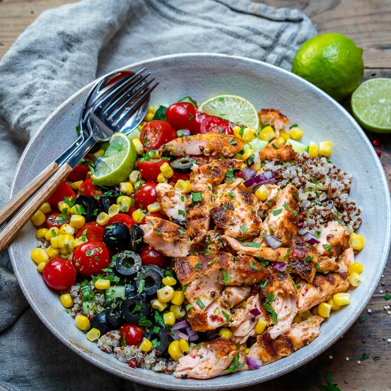 Marinated Salmon Power Bowl  Main Image