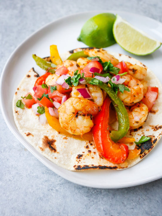 Sheet Pan Shrimp Fajitas Main Image