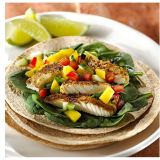 Baja Fish Tacos with Mango Salsa 2