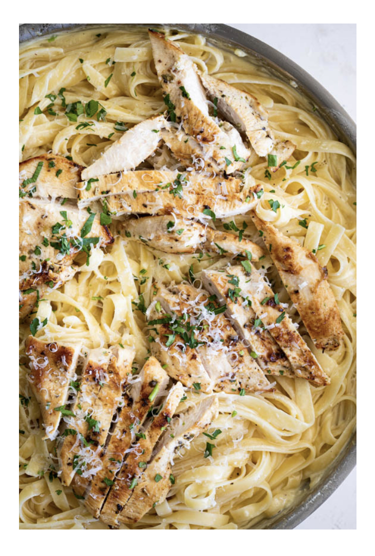 Chicken mushroom alfredo Main Image