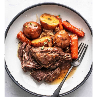 High Protein Roast Beef  with Rosemary potato