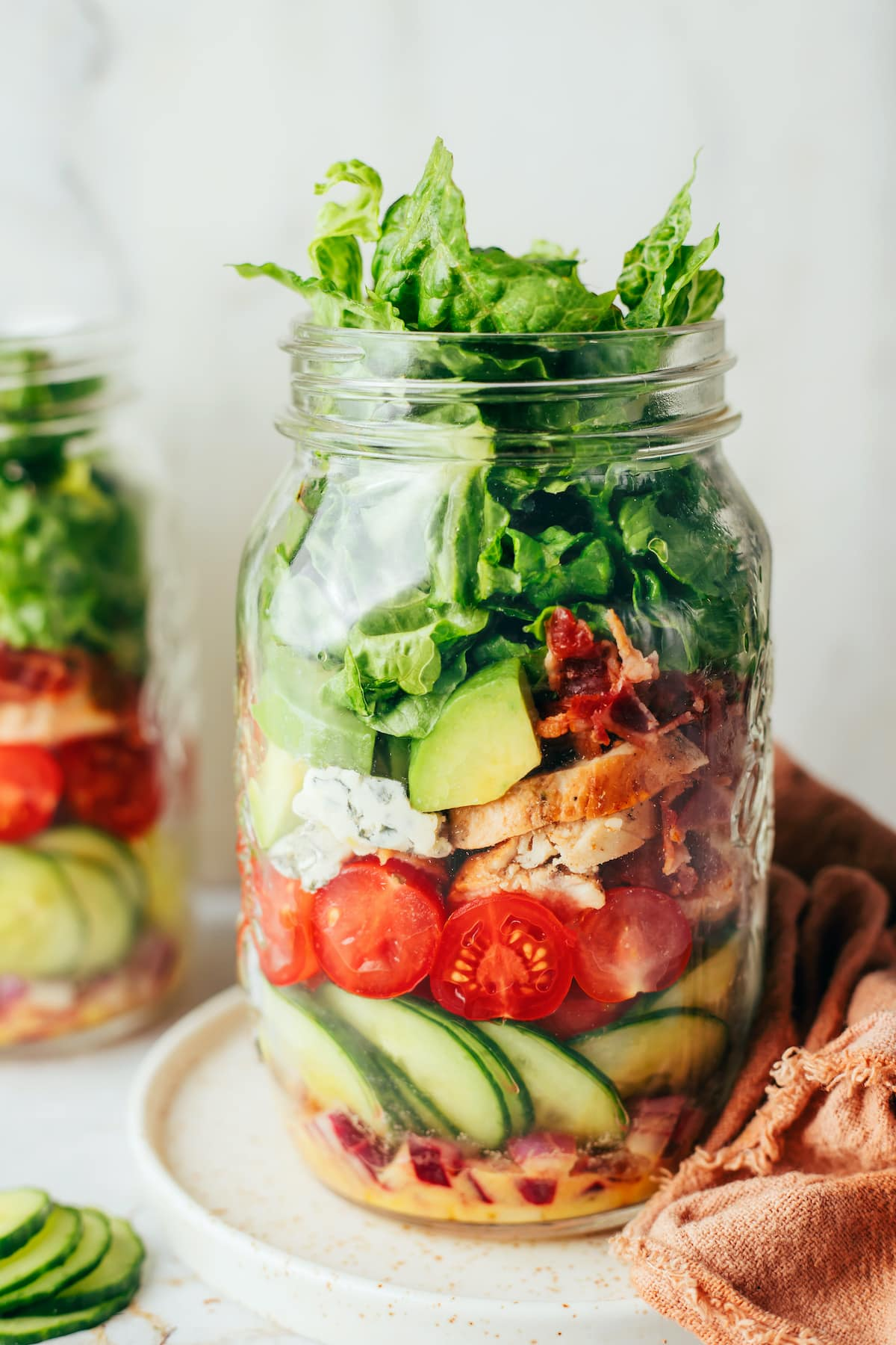 Chicken Avocado Club Mason Jar Salad Main Image