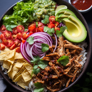 Jackfruit Carnitas Burrito Bowl