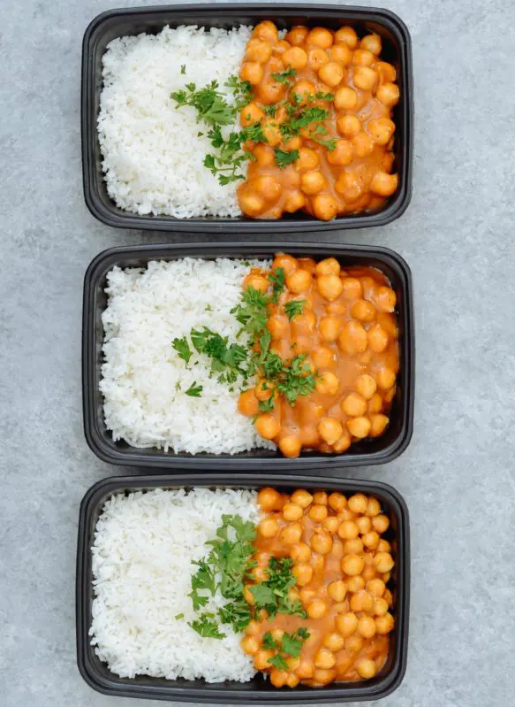 Vegan Chickpea Curry & Basmati Rice Main Image