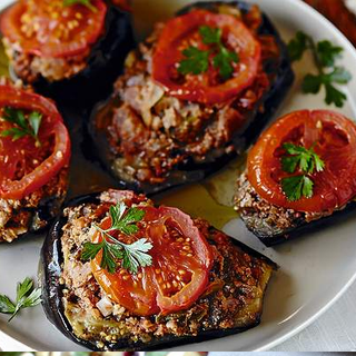 Stffed Eggplant Middleeastern 