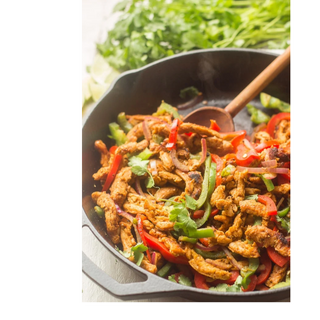 VEGAN CHICKEN STRIP FAJITAS 