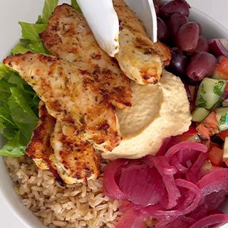 Mediterranean Zaatar chicken bowl 