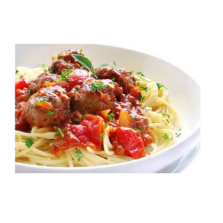 HIGH PROTEIN spaghetti and meatballs 