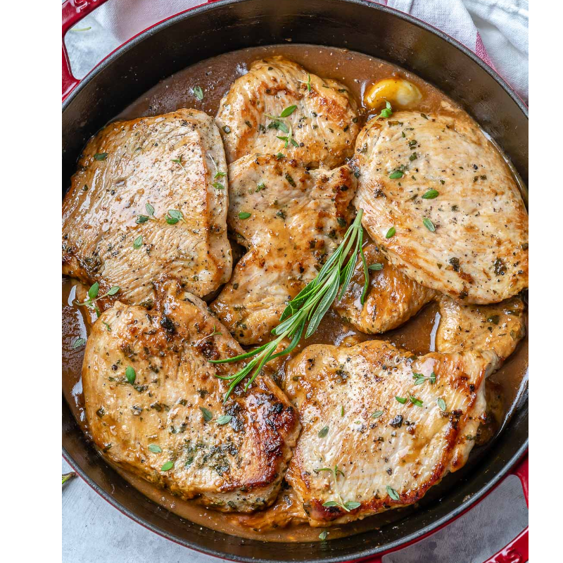 Garlic + Herb Turkey Cutlets Main Image