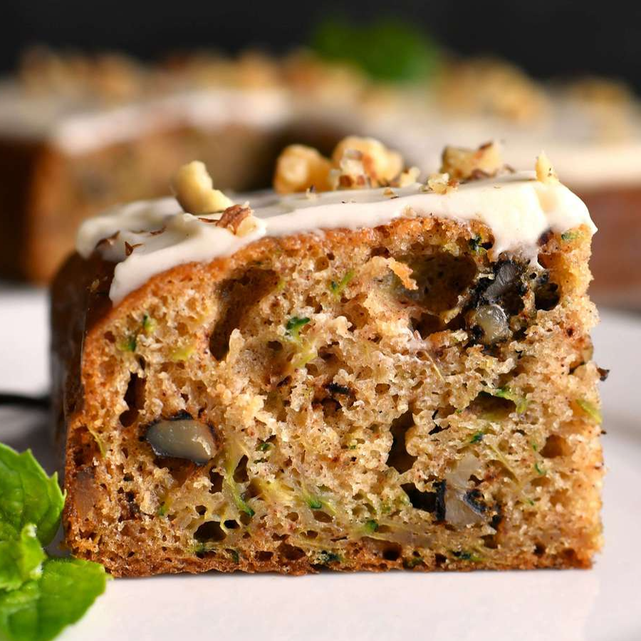 ⁠Zucchini cake per slice