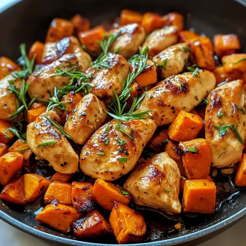 Roasted Chicken & Sweet Potato