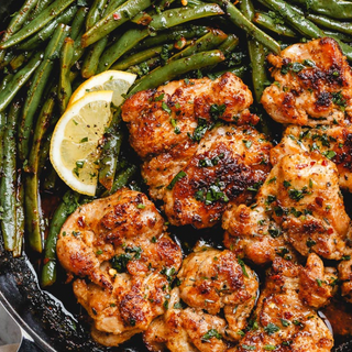 Lemon Garlic Chicken with Green Beans