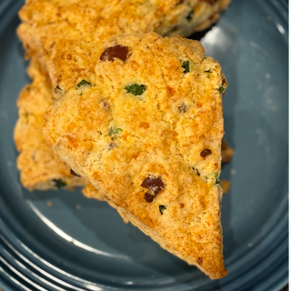 Bacon, Jalapeno, and Cheddar Scone