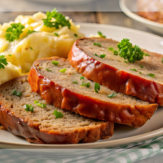 Meatloaf and Mashed Potatoes (Kid tested, kid approved)