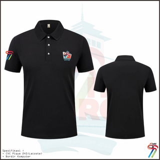 KAOS  POLO DEWASA (HITAM)