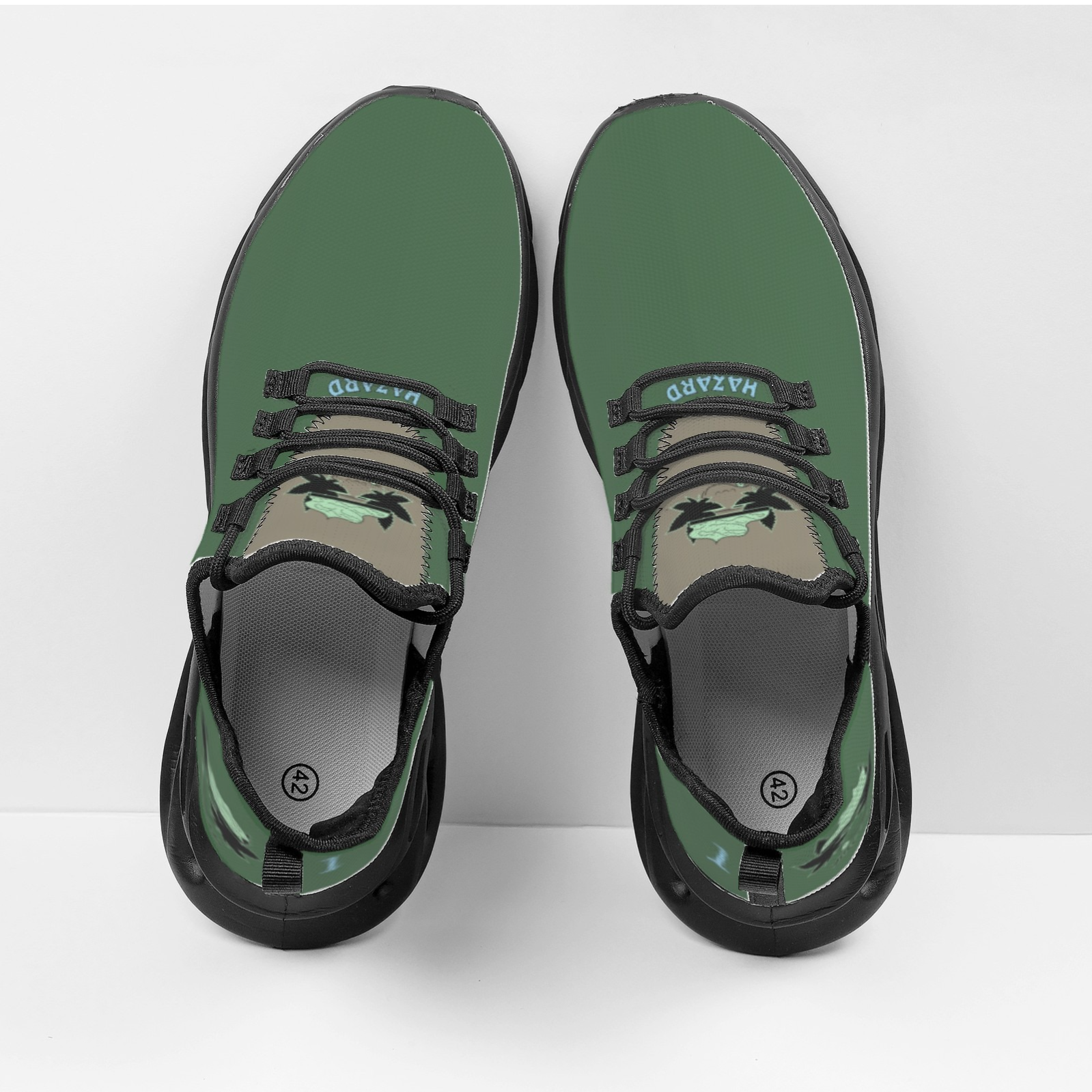 Light Sneaker - FlyKnit 2, "Hazard 1's"