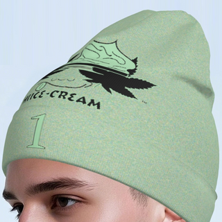 Printed Long Beanie "1"