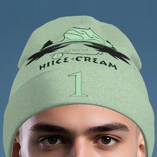 Printed Long Beanie "1"