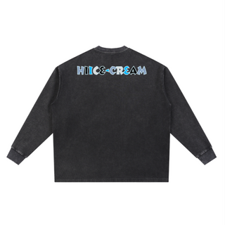 Mineral Wash Waffle Oversized T-Shirt