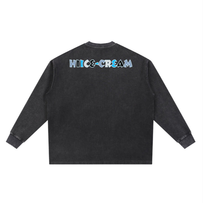 Mineral Wash Waffle Oversized T-Shirt