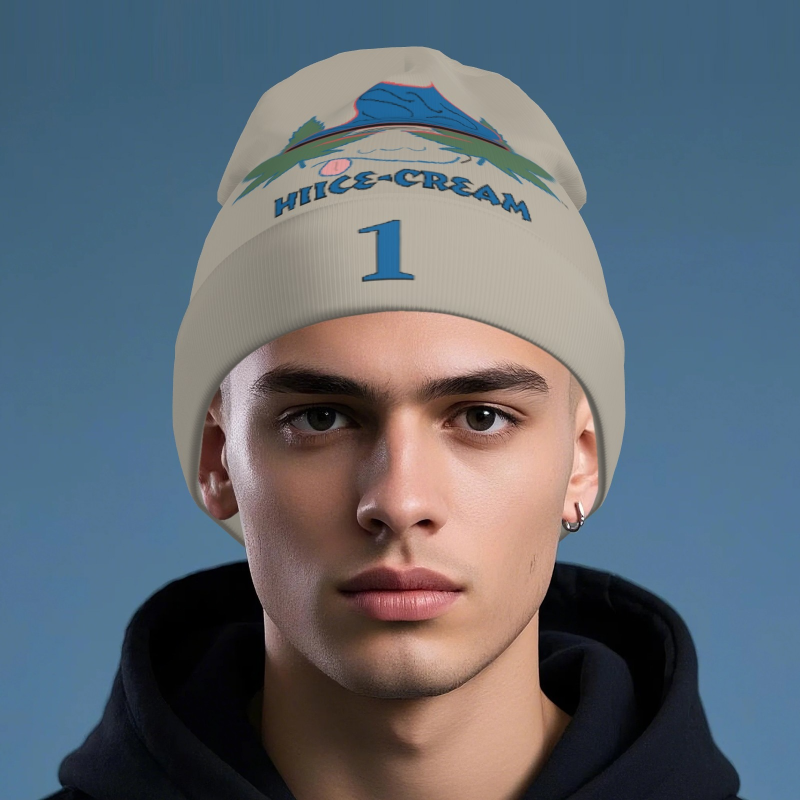 Printed Long Beanie - Light Apricot - Champion