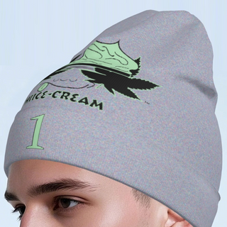 Printed Long Beanie "1"