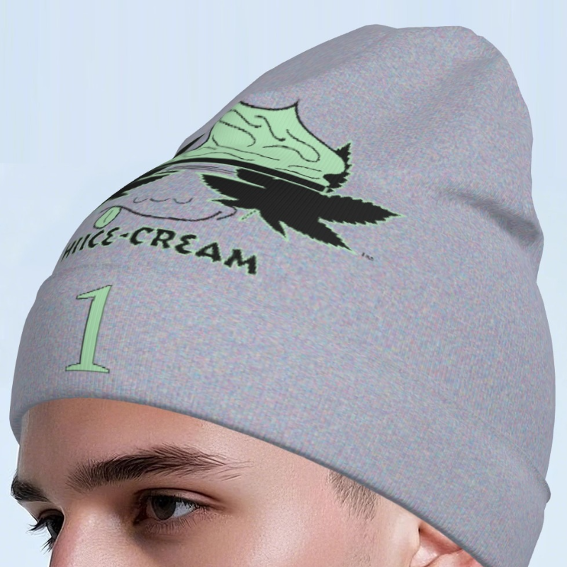Printed Long Beanie "1"
