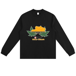Heavy T - Black - Timbo Medium Orange