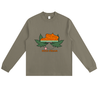 Heavy T - Gray - Pumpkin