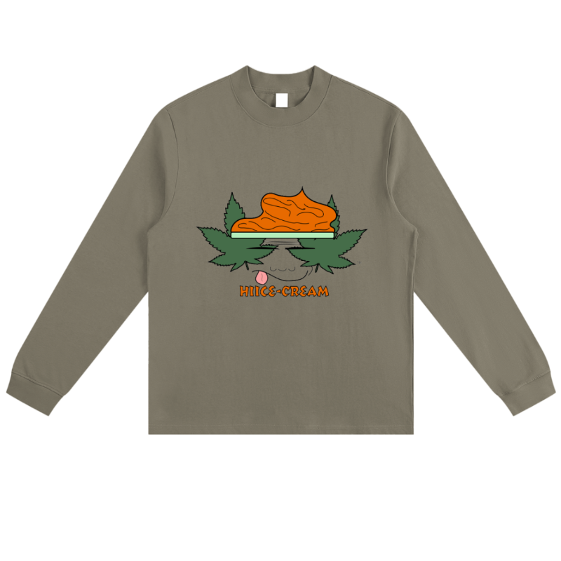 Heavy T - Gray - Pumpkin