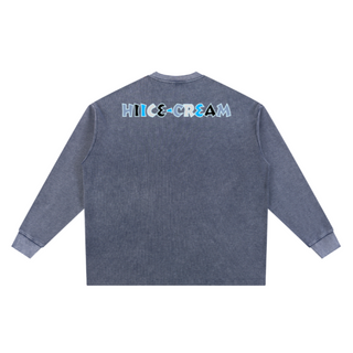 Mineral Wash Waffle Oversized T-Shirt