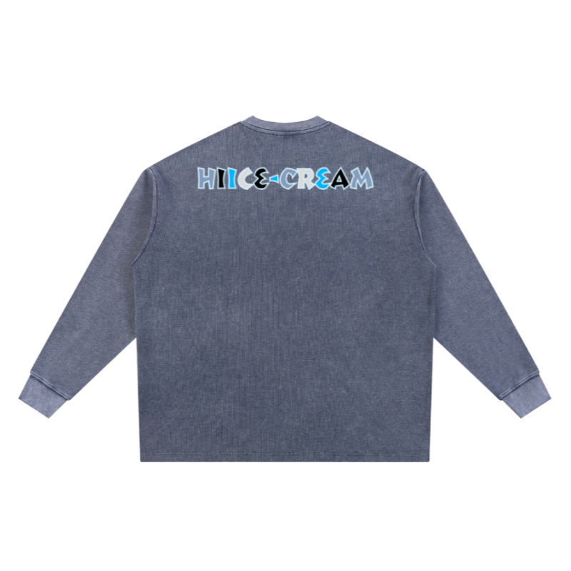 Mineral Wash Waffle Oversized T-Shirt