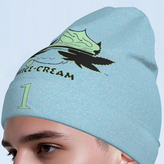 Printed Long Beanie "1"