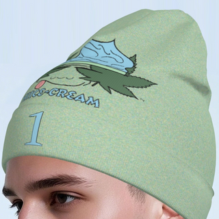 Printed Long Beanie "1"