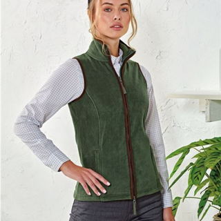 Women’s Artisan Fleece Gilet Moss Green VC16MGR