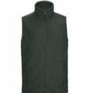 Outdoor fleece gilet Bottle Green