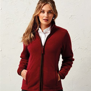 Women’s Artisan Fleece Jacket Burgundy/Brown 